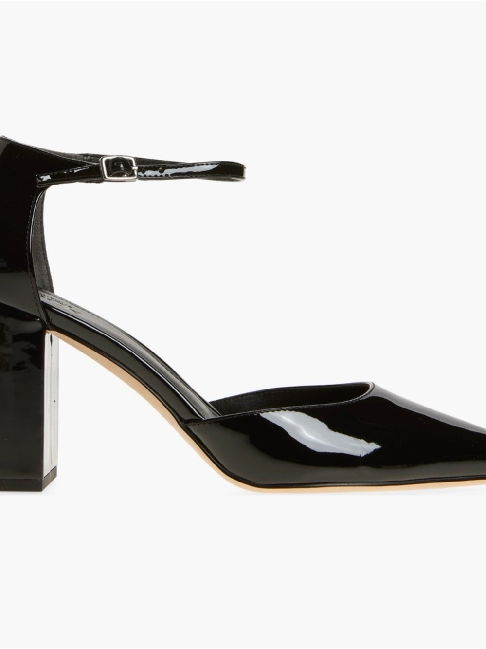 Nordstrom Rack Prisha Women’s Black Patent Block Heel Pump- Size 10